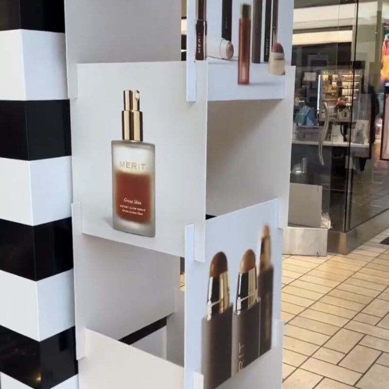 Classic Litho - Merit Beauty Retail Display 1