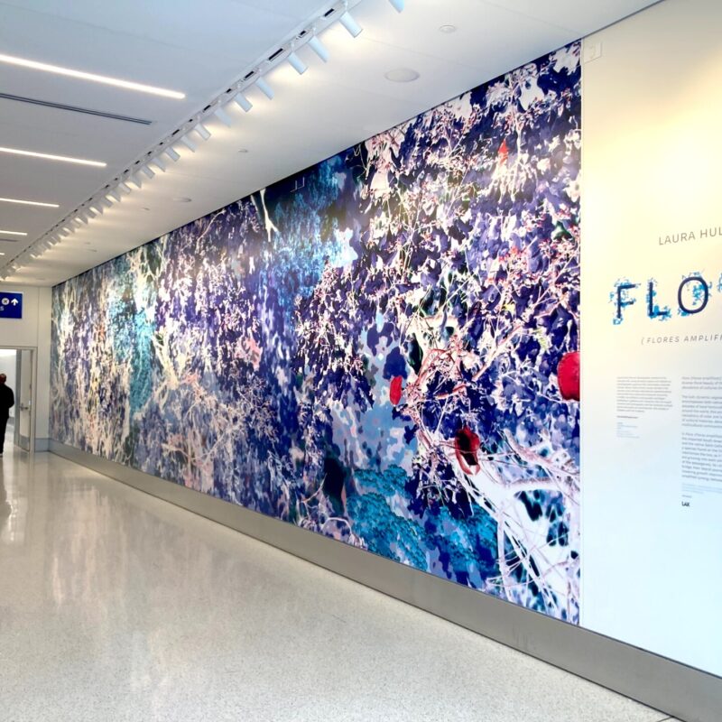 Classic Litho - Laura Hull Flora LAX Mural Install 17