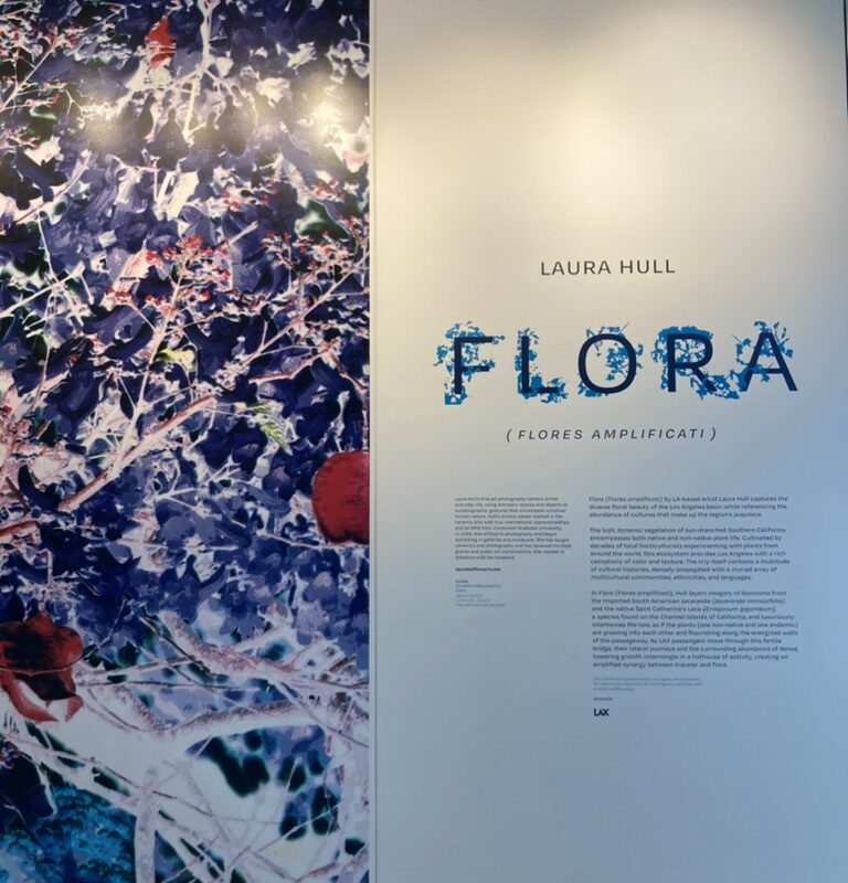 Classic Litho - Laura Hull Flora LAX Mural Install 6